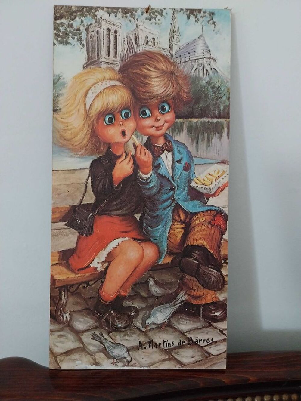 Tableau vintage "poulbot" Décoration
