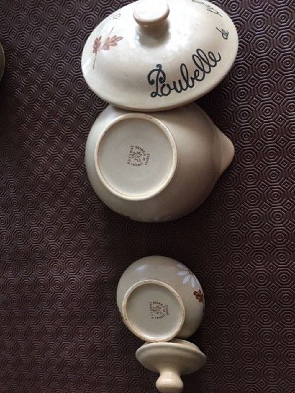 Ensemble de plats en gr&egrave;s Cuisine