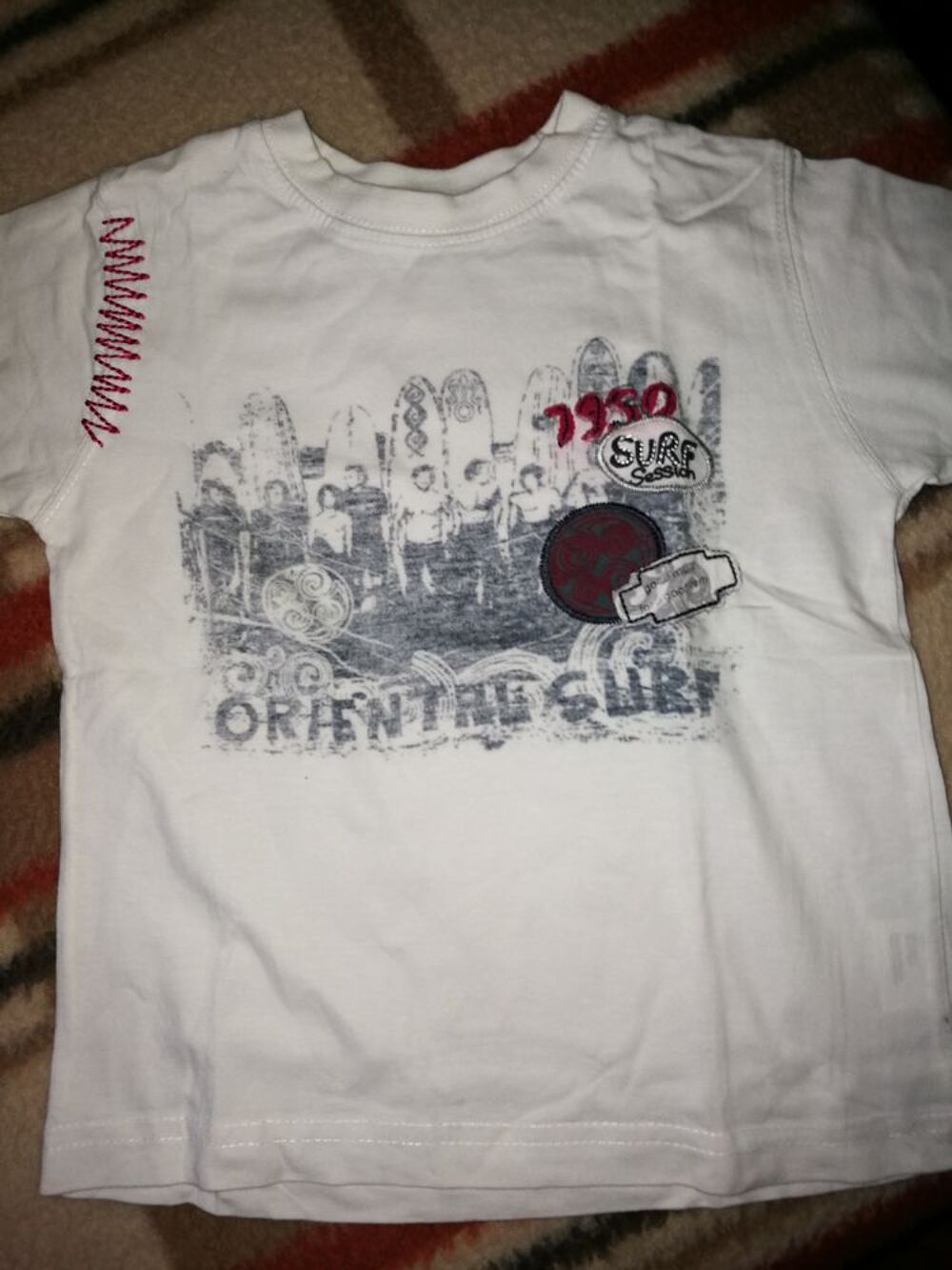 Tee-shirt manches courtes blanc marque In Extenso taille 2 a Vêtements enfants