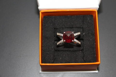 Bague argent et oxydes de zirconium 28 Gaillac (81)