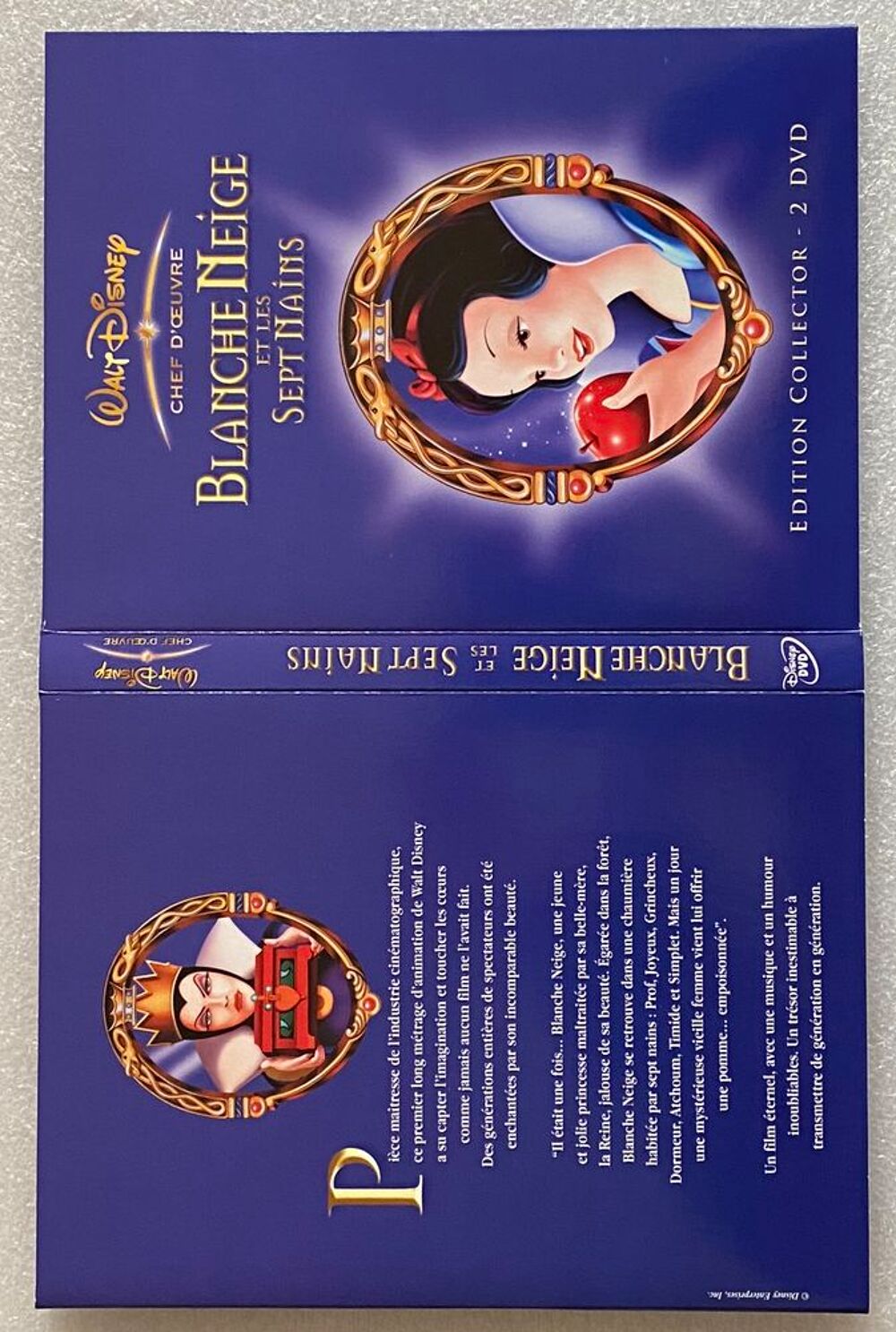 Blanche Neige et les Sept Nains N&deg; 1 Walt Disney Edition Col DVD et blu-ray