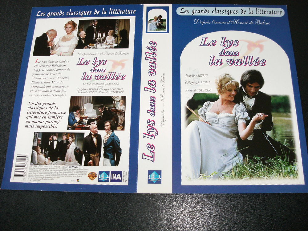 Film : " Le lys dans la vallee " DVD et blu-ray
