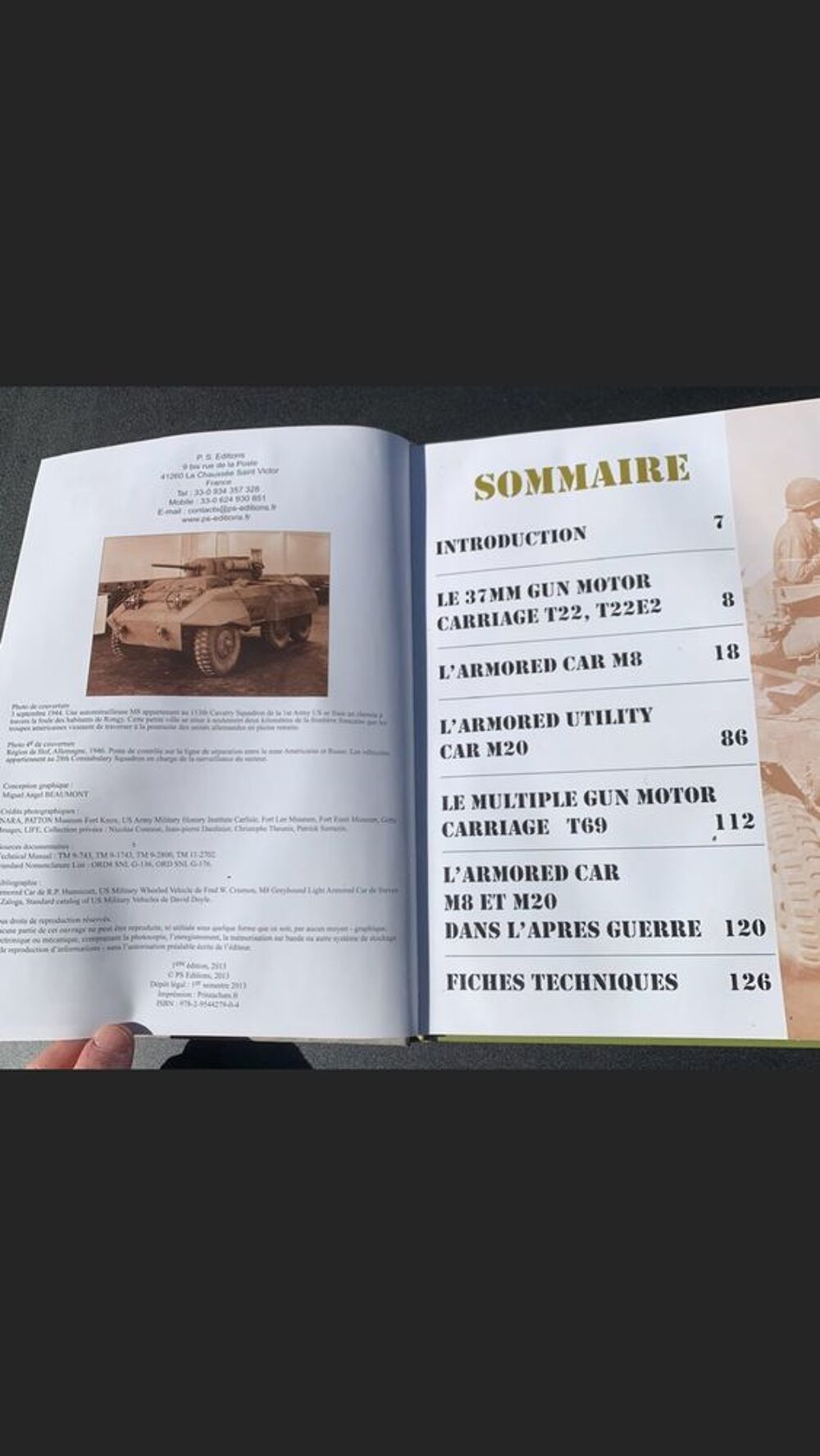 Livre L'armored car Ford M8 M20&nbsp; Livres et BD