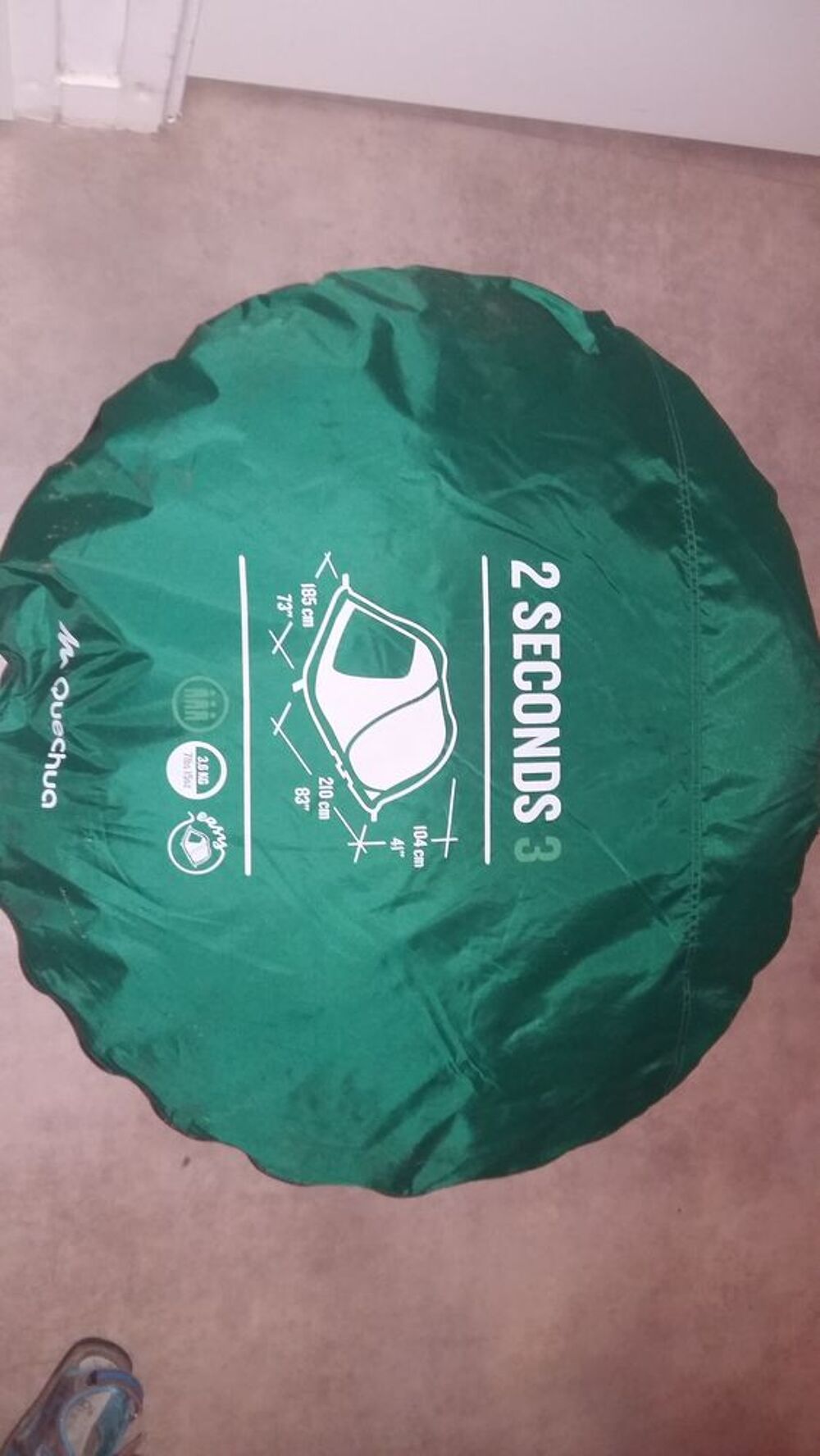 Tente Quechua pour 3 personnes Sports