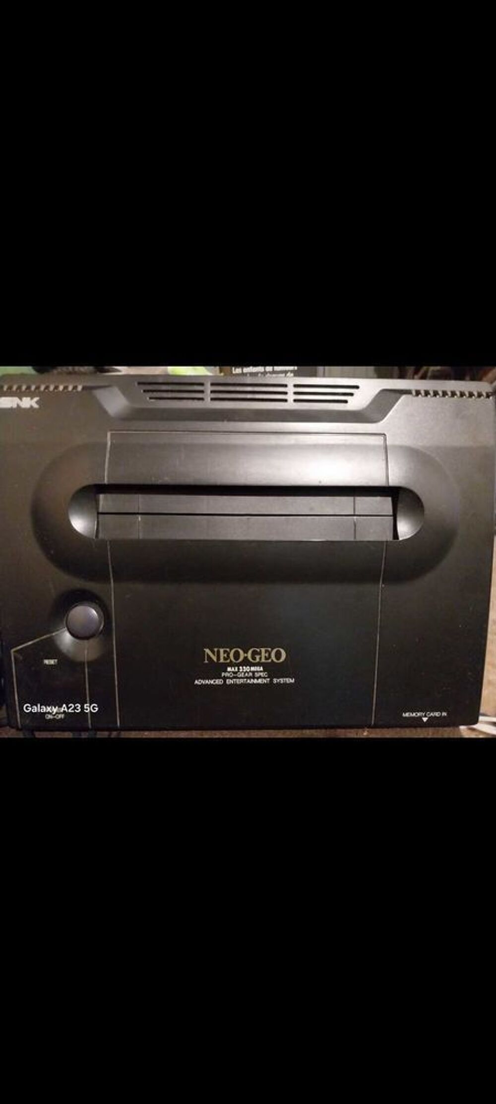 n&eacute;o g&eacute;o, console de salon aes premi&egrave;re g&eacute;n&eacute;ration (1991) Consoles et jeux vidéos