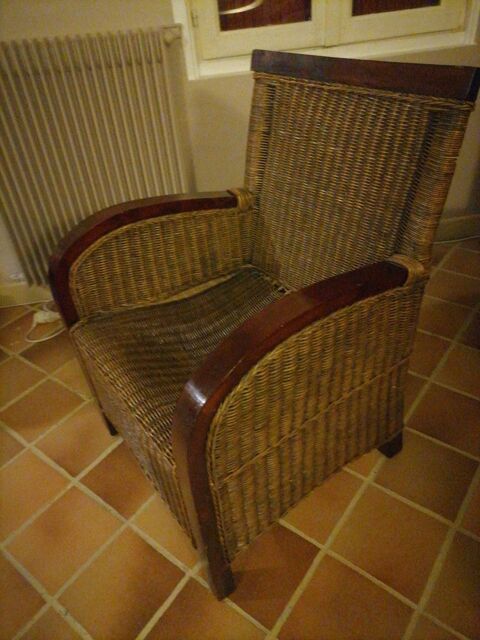 Fauteuil en rotin et bois
Il y a un retour du rotin 45 Rouen (76)