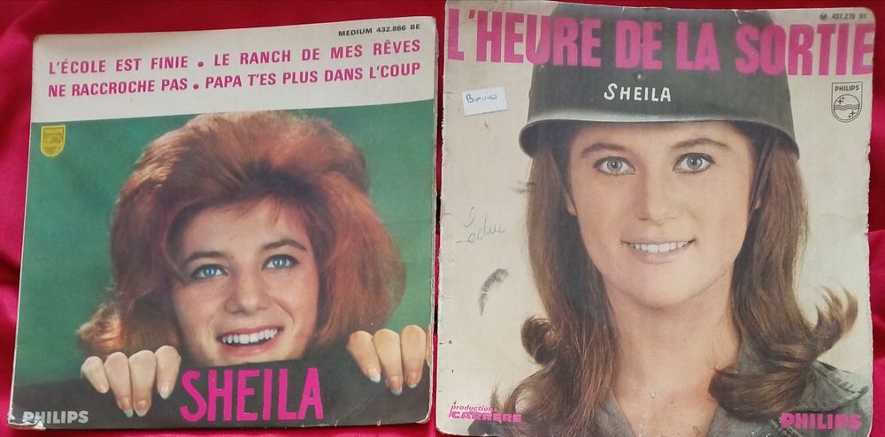 SHEILA / 19 X DISQUES VYNIL 45 TOURS CD et vinyles