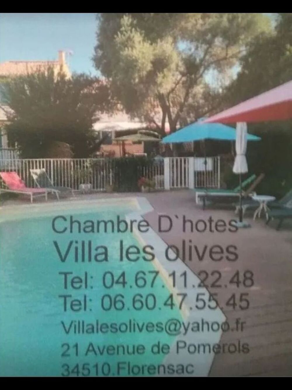   chambres d'hôtes et un chalet Languedoc-Roussillon, Florensac (34510)