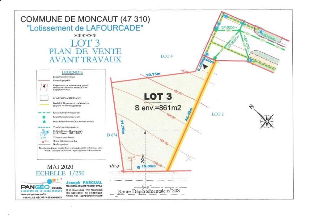Vente Terrain Terrain Moncaut