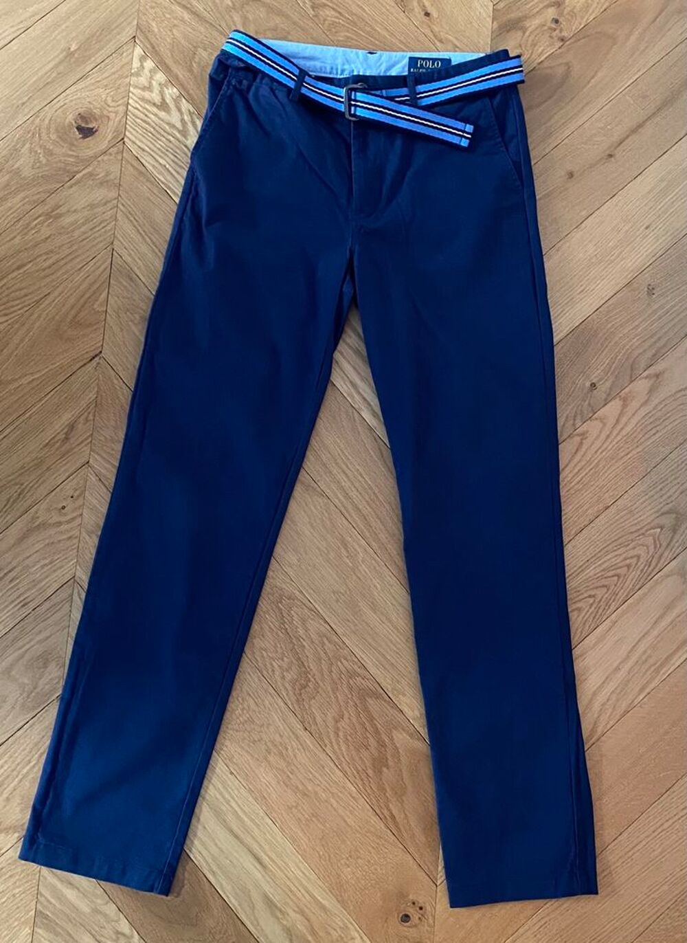 Pantalon chino POLO Ralph Lauren bleu marine Vtements enfants