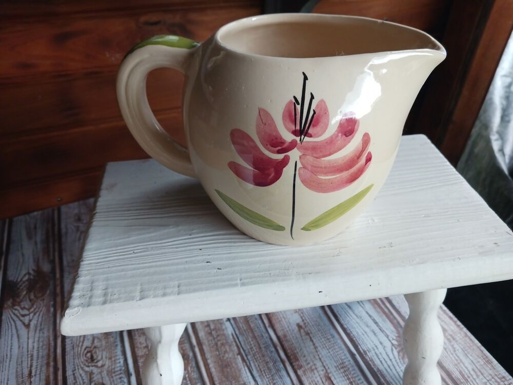 Pichet en C&eacute;ramique Motif Floral 