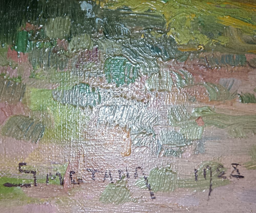 Tableau L.SMETANA (1867-1948) 