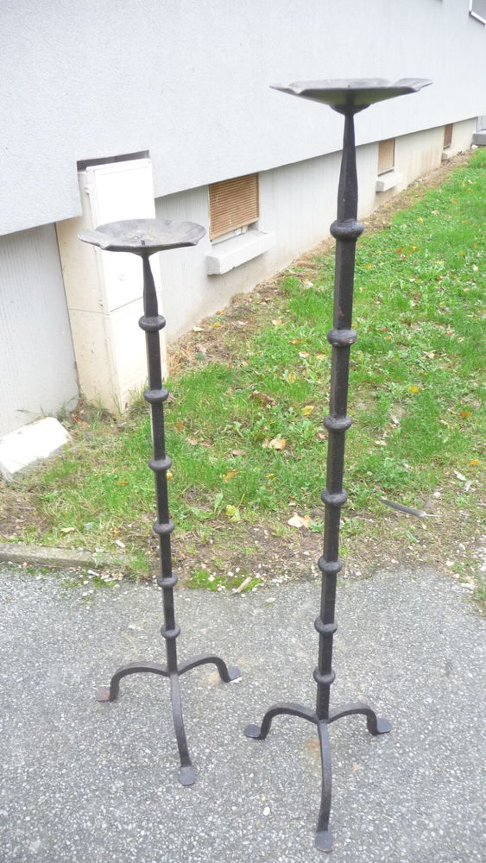  pics cierge en fer forg&eacute; Meubles