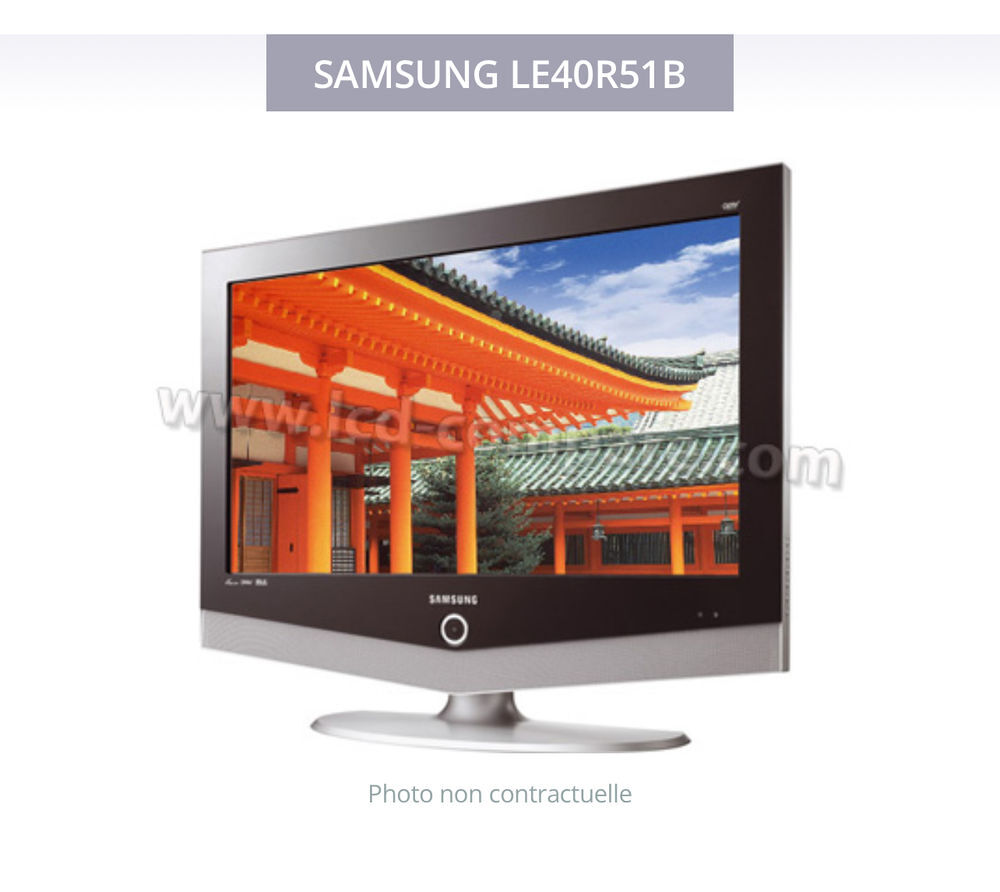 TV SAMSUNG LE40R51B Photos/Video/TV
