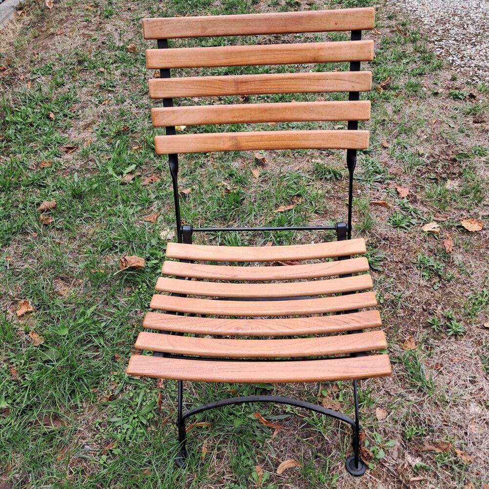 Chaise pliable en bois pour jardin Meubles
