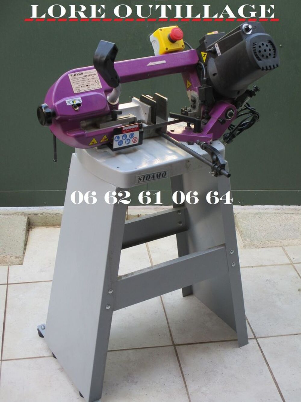 SIDAMO SR 125 - scie &agrave; ruban portative Bricolage