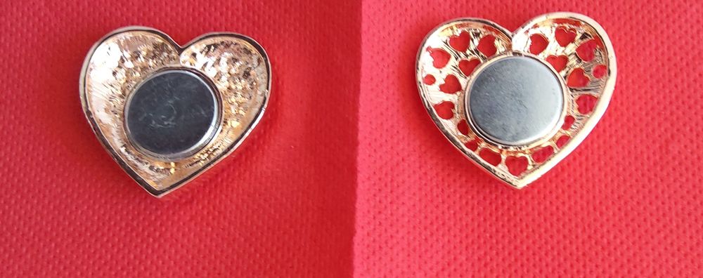 BROCHE COEUR AIMANTE Bijoux et montres
