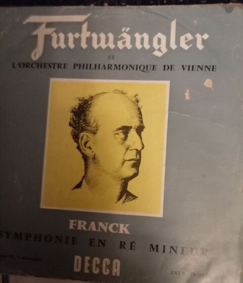 CESAR FRANCK / SYMPHONIE RE MINEUR/ WILHEIM FURTWANGLER / 3I 10 Pont-Audemer (27)