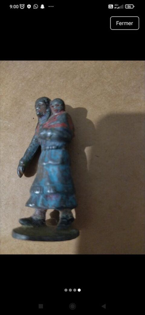 Figurine de collection squaw et papoose Génolhac (30)