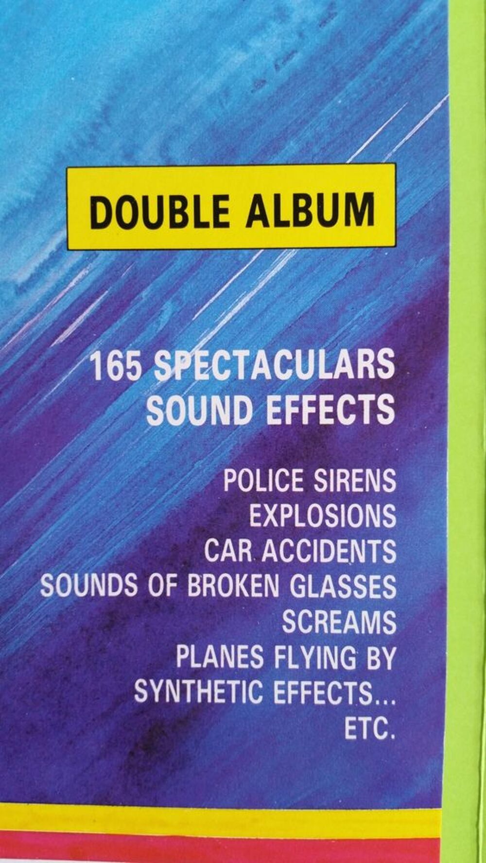 SOUND EFFETS CD et vinyles