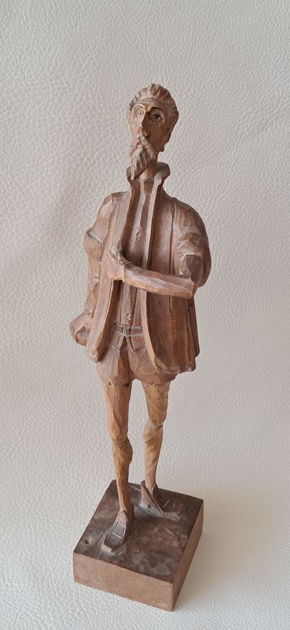 statue sculpture figurine en bois de Don Quichotte Décoration