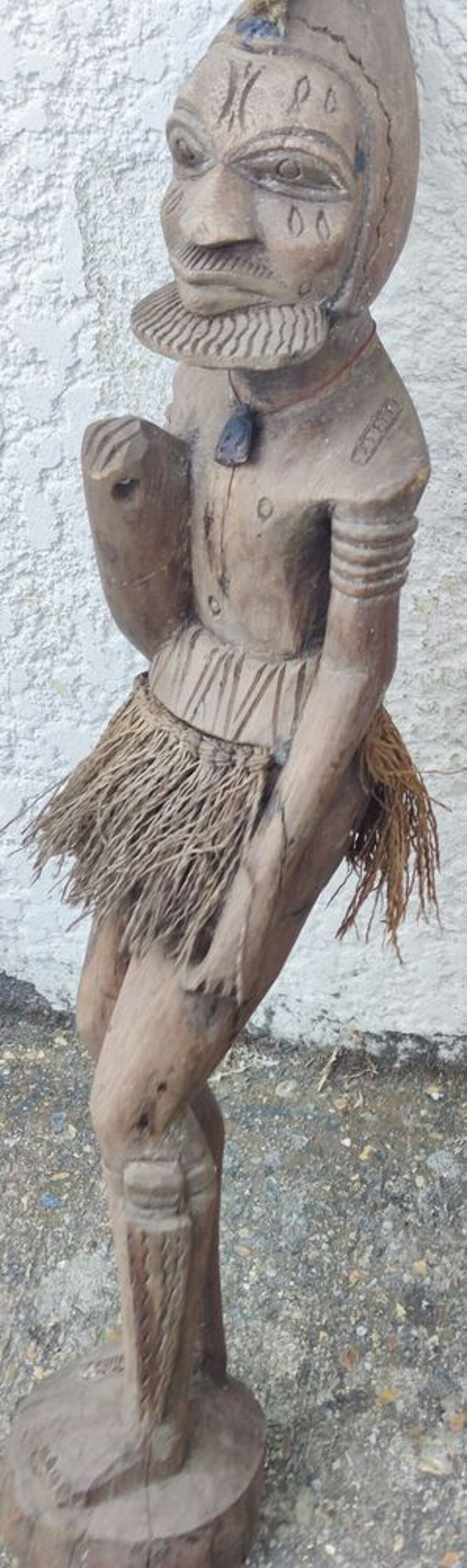 Statue Ancestrale Art Tribal Africain XIXe 