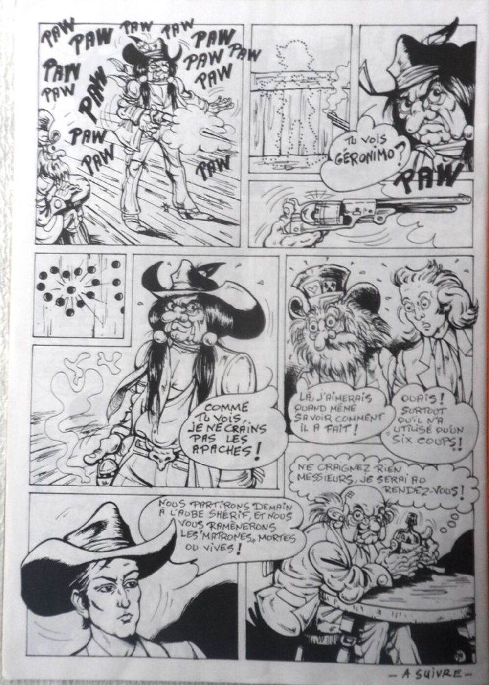 BANDE DESSIN&Eacute;E DE VINCE DAVY ALERTE AUX MATRONES 
25 pages 
Livres et BD