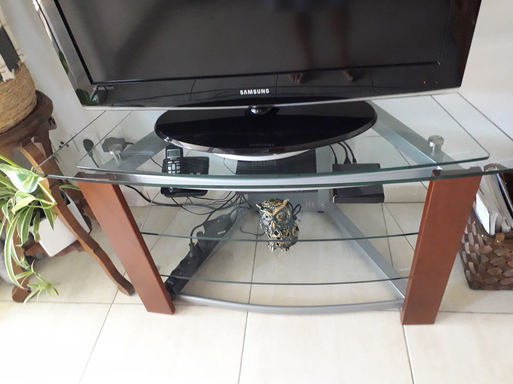 Table TV en verre Meubles