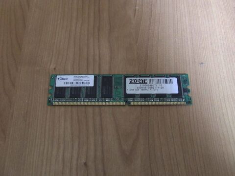 Barrette m�moire ELIXIR, DDR400 MHz, 512MB, 184 broches, TBE 3 Bagnolet (93)