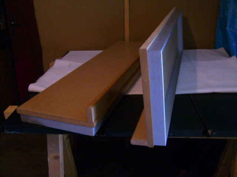 2 Etag�res ou socles en bois et alu 15 Wolxheim (67)