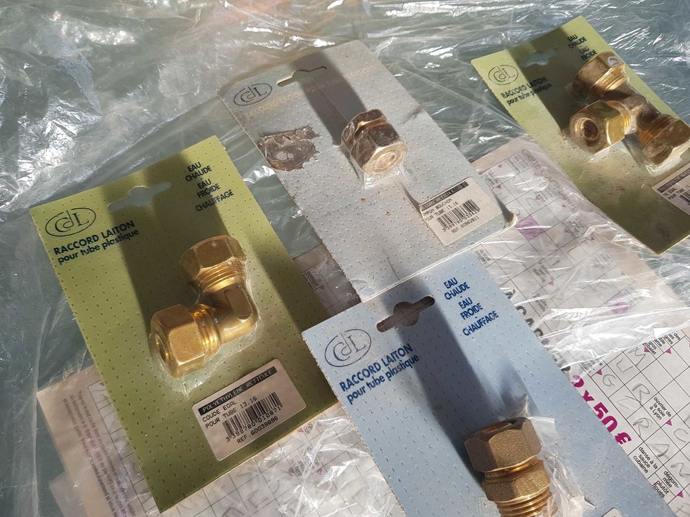 raccords laitons PER 13/16 Bricolage