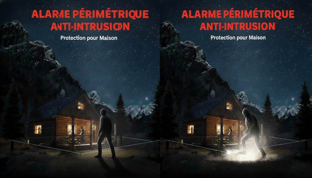 4 alarmes p&eacute;rim&eacute;trique CAMP SAFE - S&eacute;curit&eacute; bivouac, camping Sports