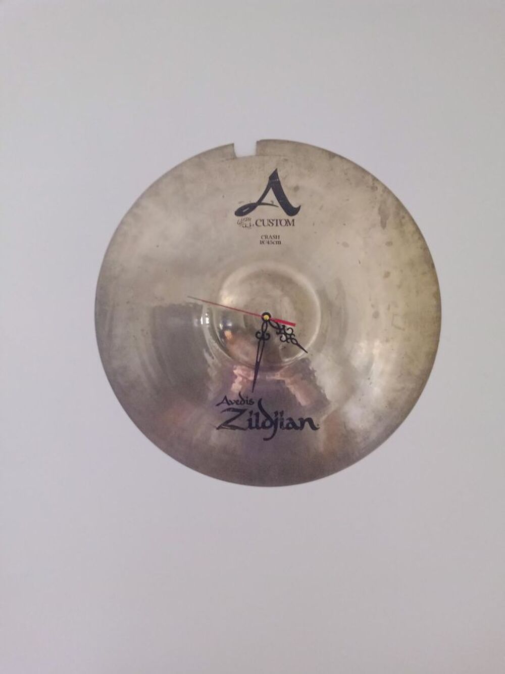 Horloge sur Cymbale Marque Zildjian Décoration