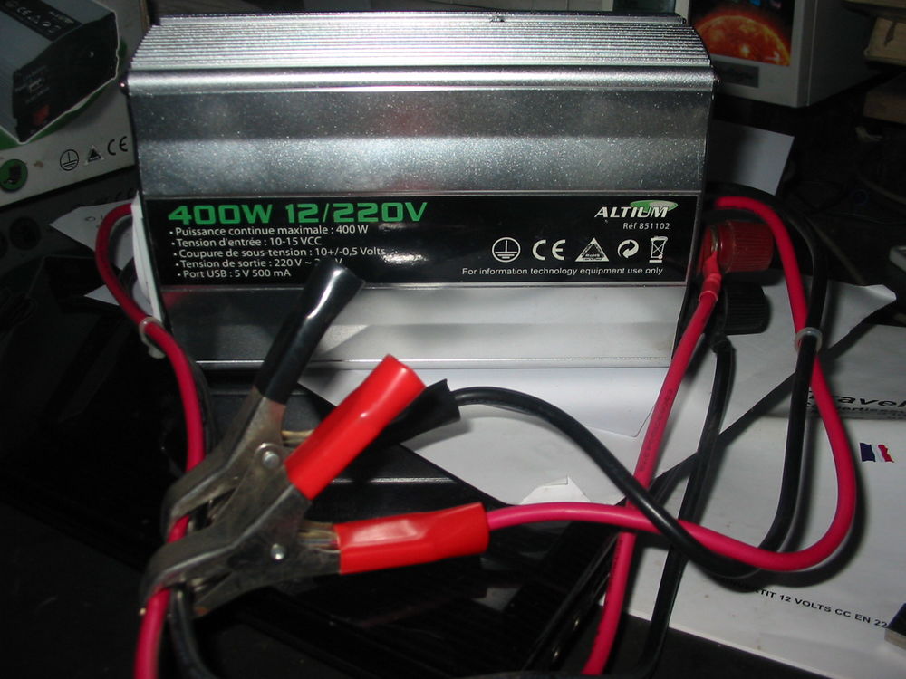 convertisseur de 12v &agrave; 220v Bricolage