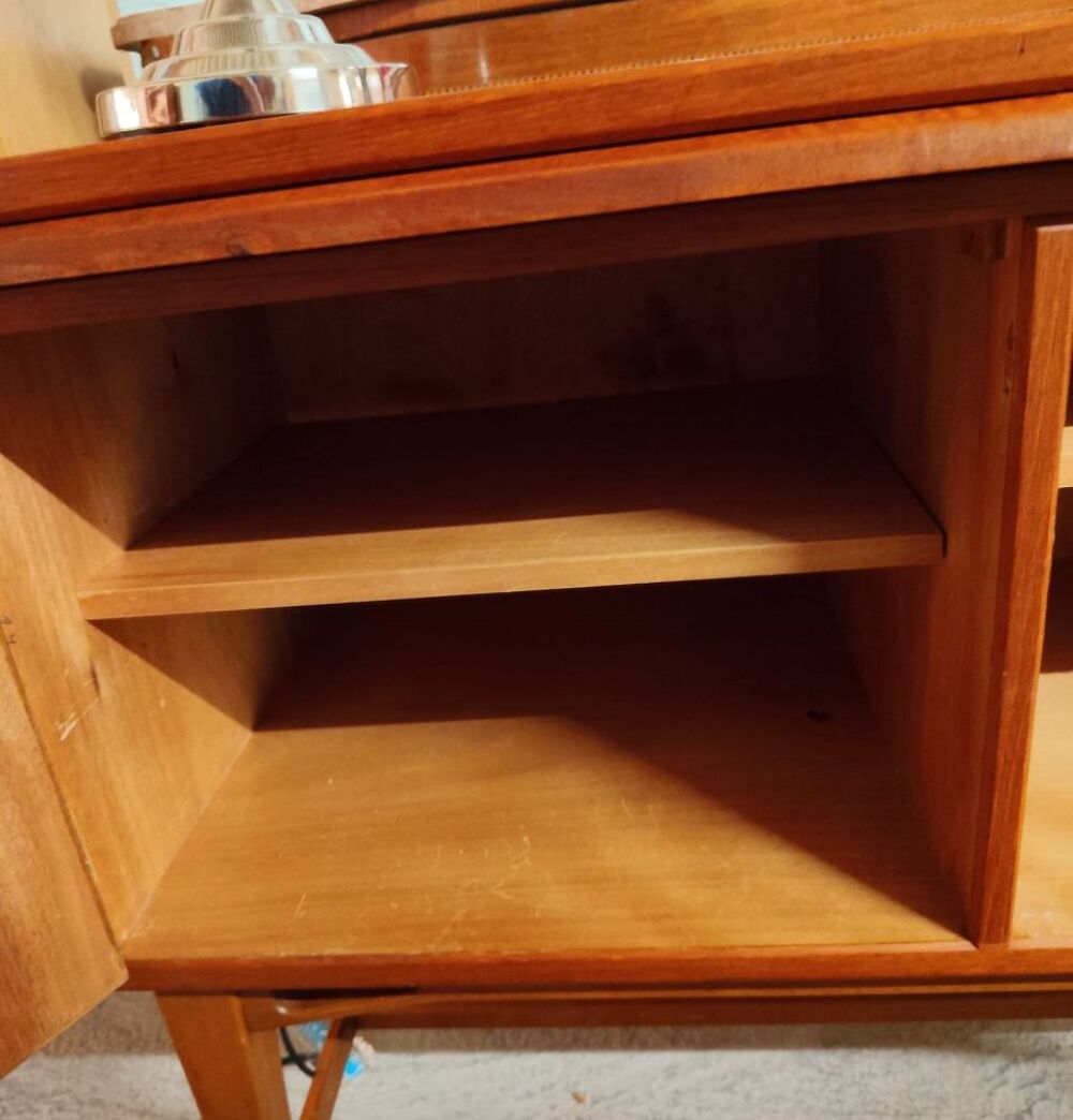 Buffet scandinave vintage en teck avec surface d'&eacute;criture Meubles