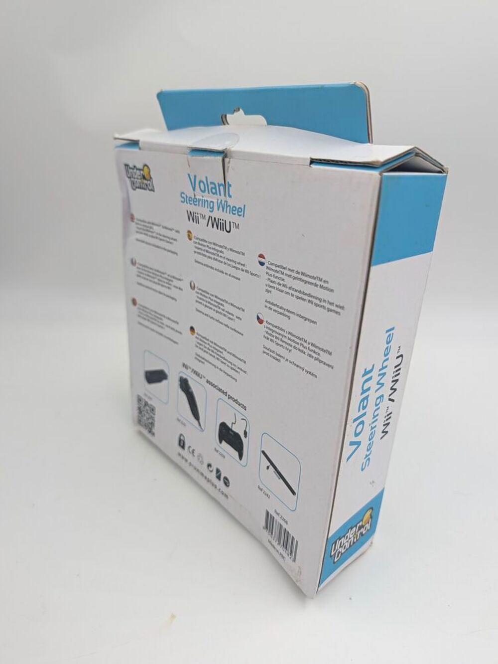 Accessoire Nintendo Wii volant noir Under Control Consoles et jeux vidéos