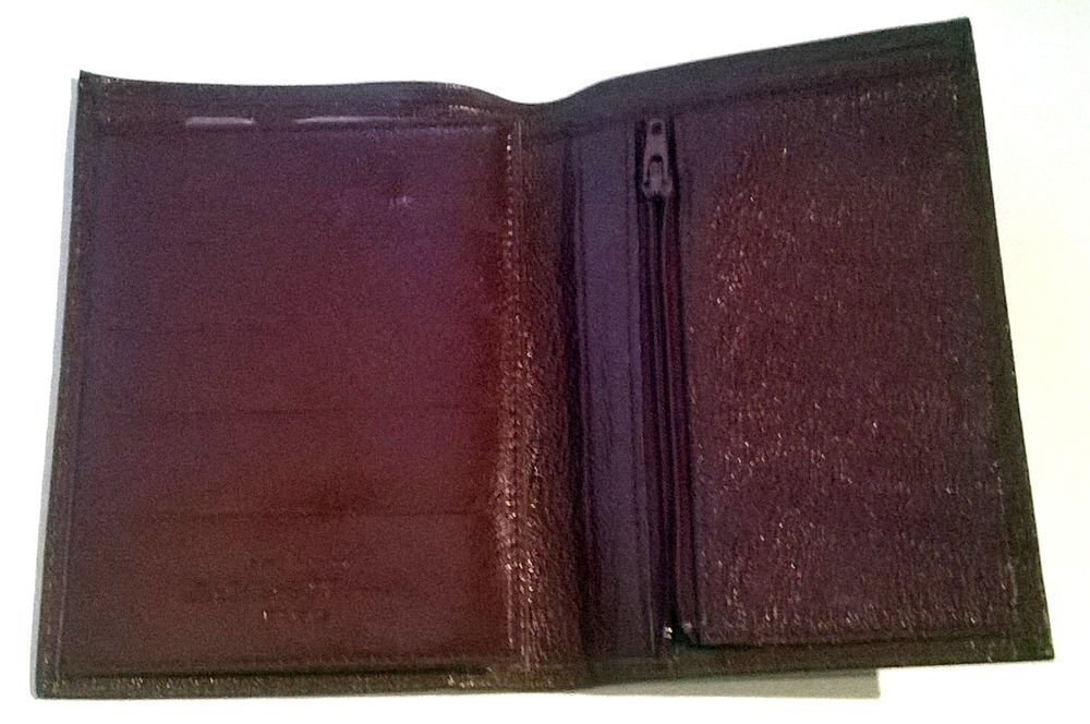 Portefeuille cuir "Sellerie Fran&ccedil;aise" Maroquinerie