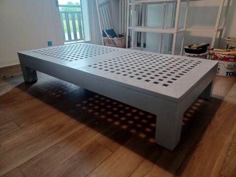 Grande table basse en bois massif 50 Polliat (01)