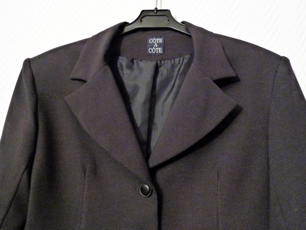 Veste Courte Kaki et Noir- Taille 1- Cote A Cote Vêtements