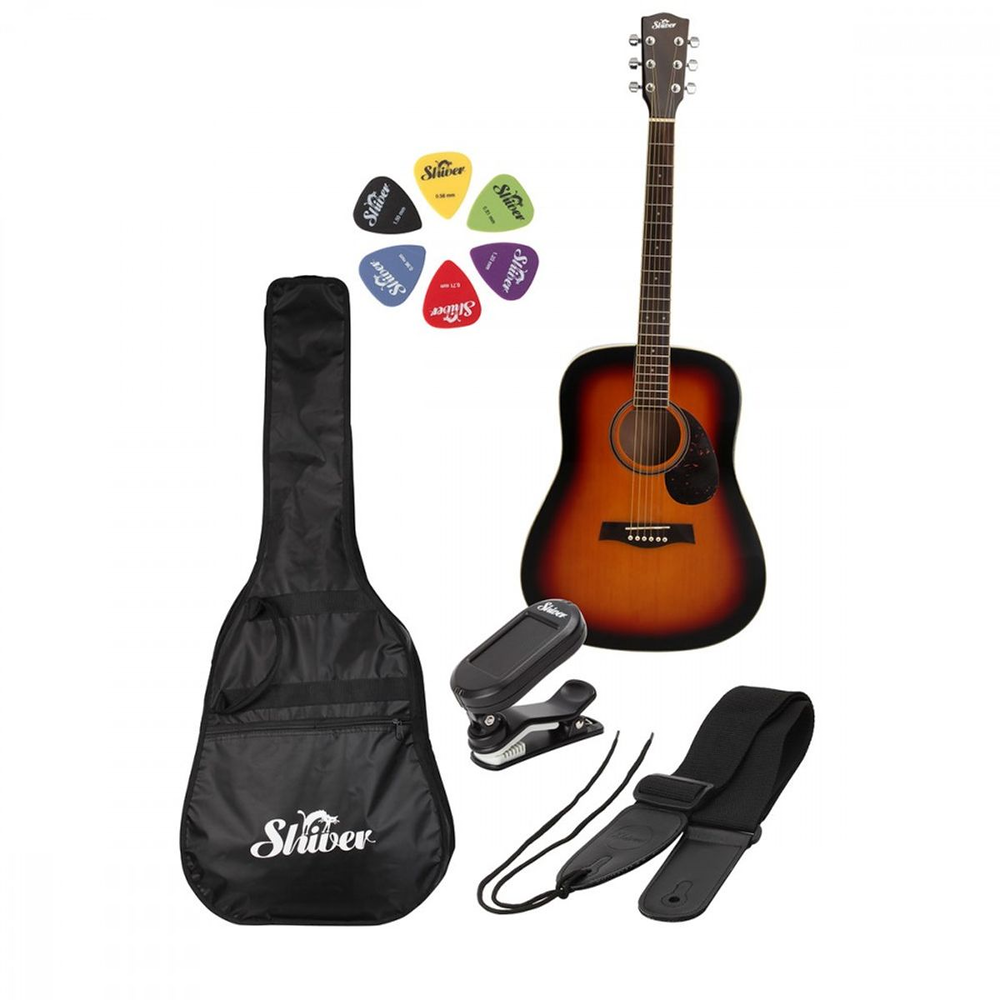 Guitare Shiver - Pack GFS-51 Sunburst Instruments de musique