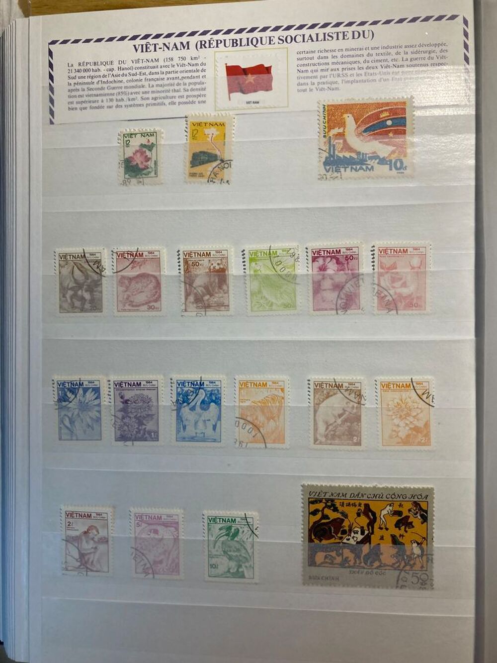 Album timbres Asie 
