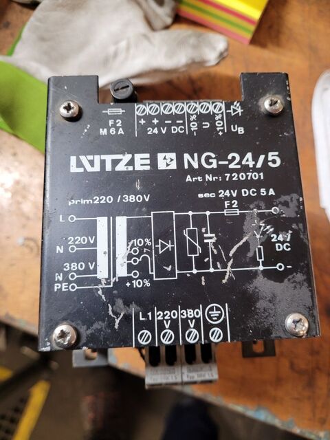 Transformateur électrique LUTZE 30 67680 Epfig