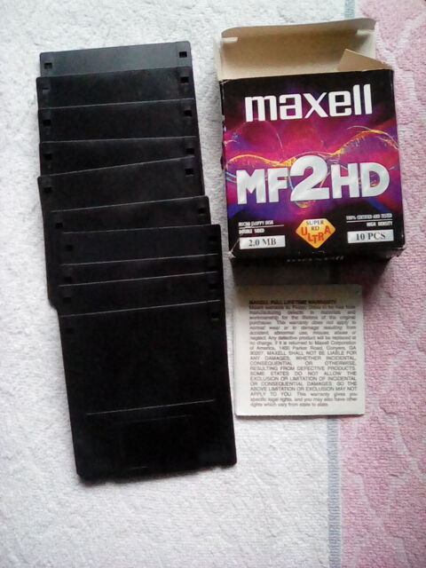 10 disquettes 3.5'' neuves Haute Densit Maxwell 5 Montigny-le-Bretonneux (78)