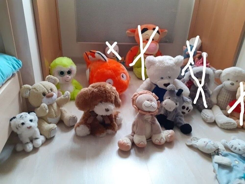 un large Choix de Peluches et Doudous : Lot ou l'unit&eacute; Jeux / jouets