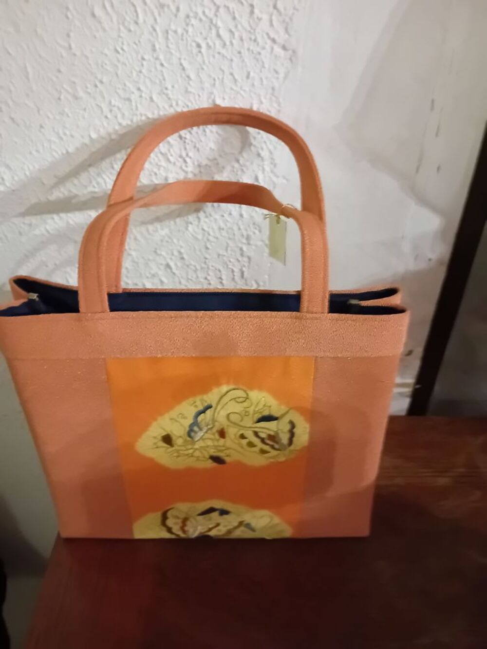 Sac orange neuf Maroquinerie