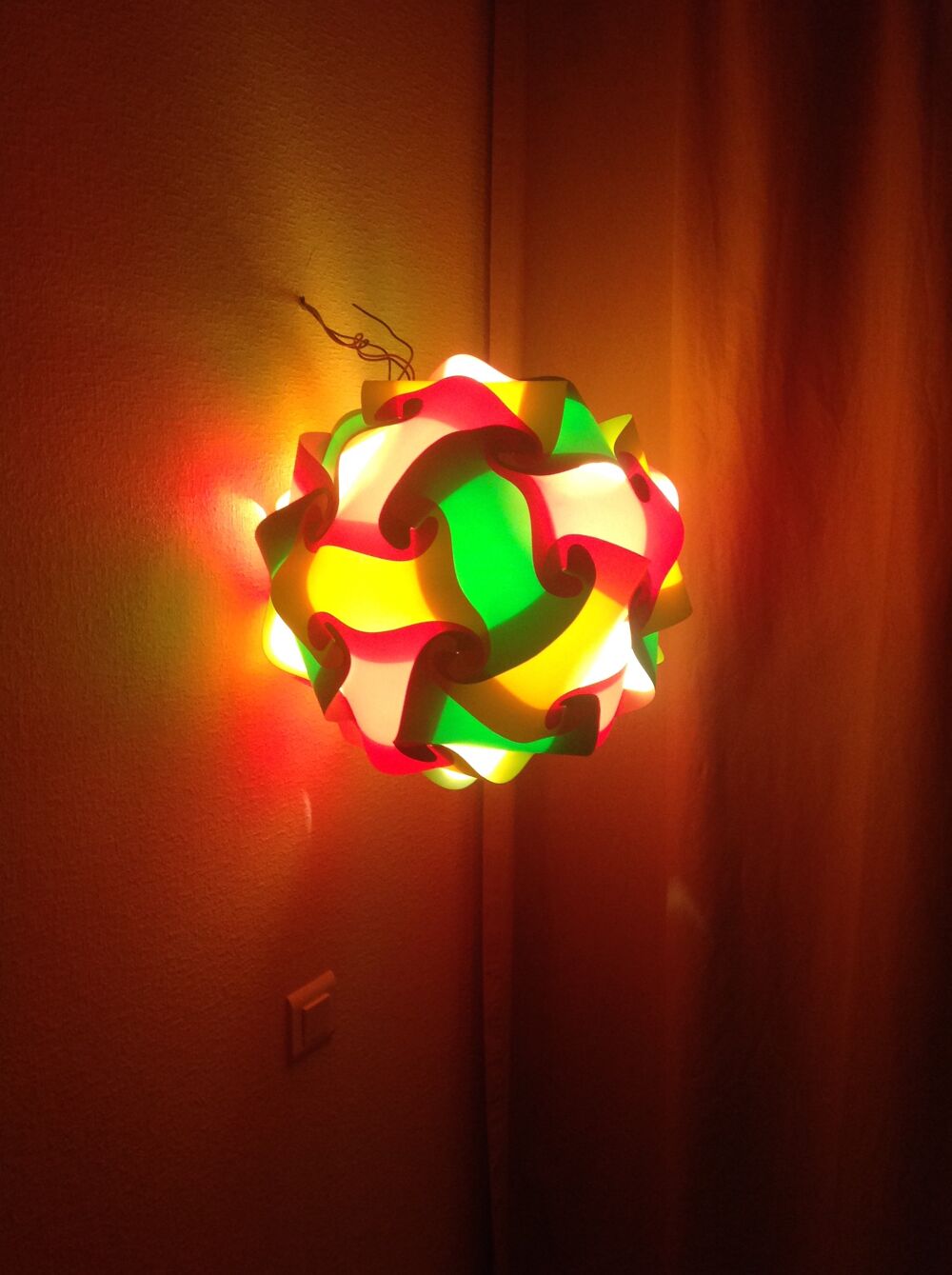 LAMPE PUZZLE AMBIENCE CIRQUE 40cm DIAM Envoi Possible
Décoration