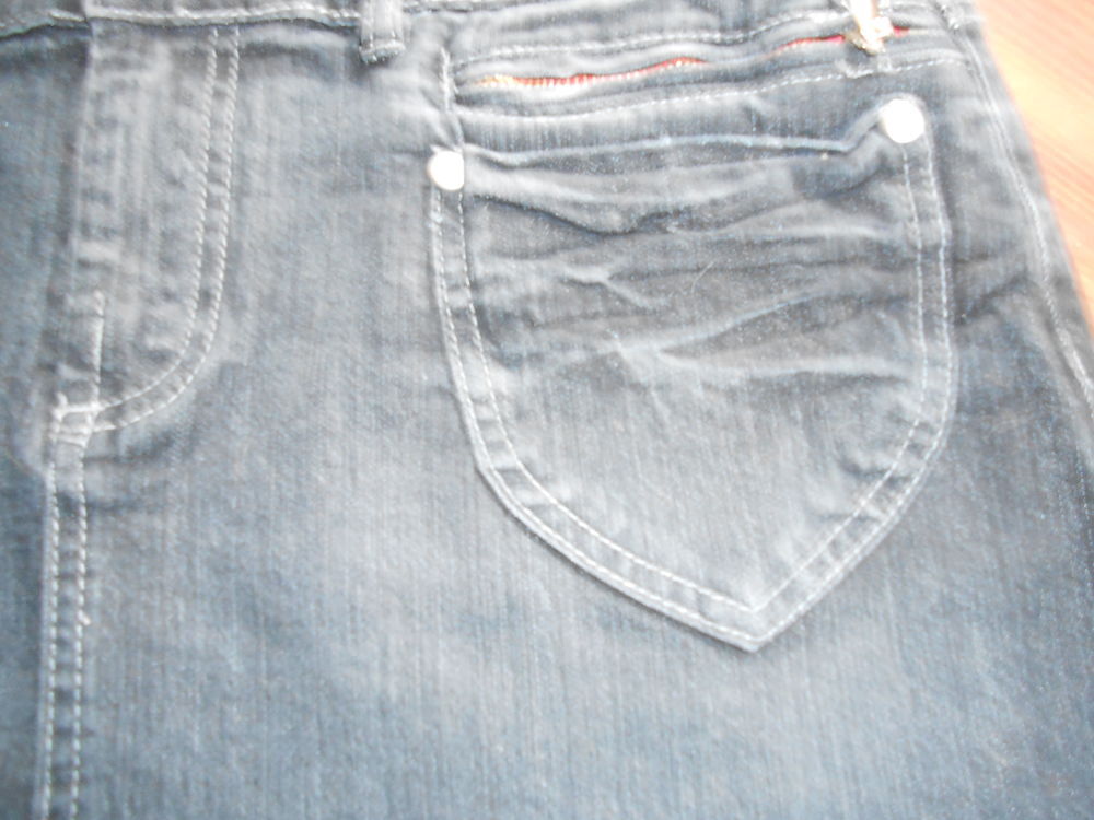 jupe jean noire Vêtements