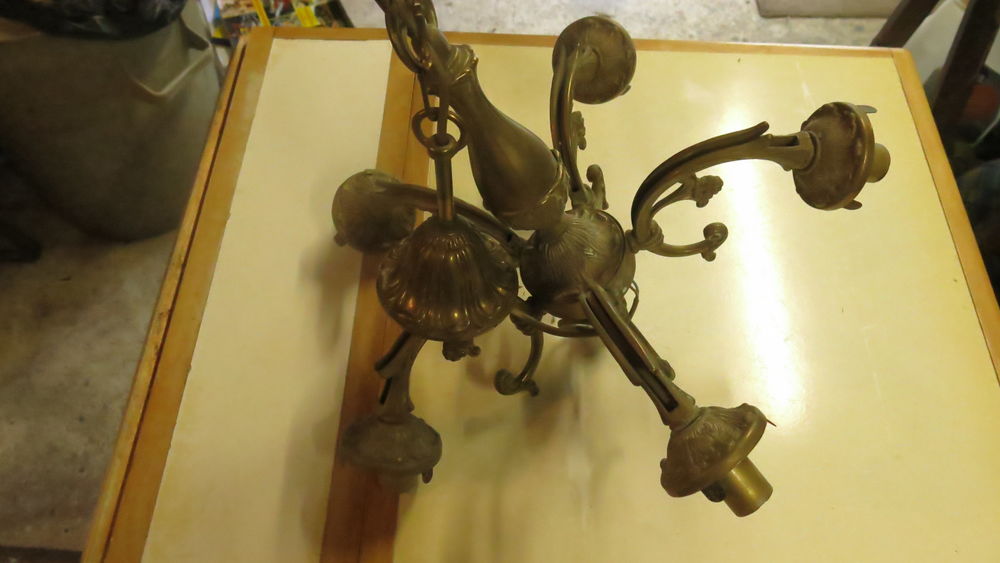 Lustre &agrave; suspension M&eacute;tal Bronze D�coration