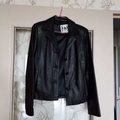 Veste cuir couleur noir 20 Le Mans (72)