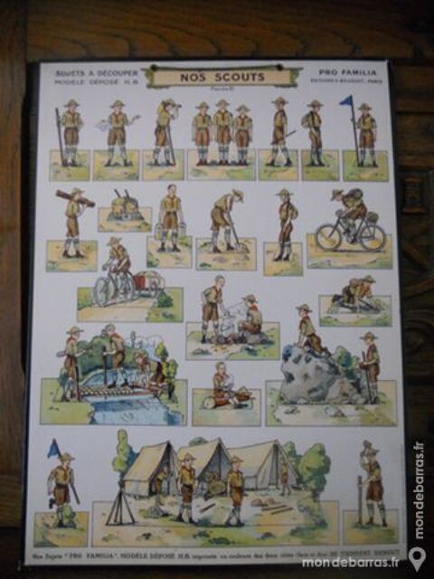 Panneau  SCOUT - édition H. Bouquet 7 Roclincourt (62)